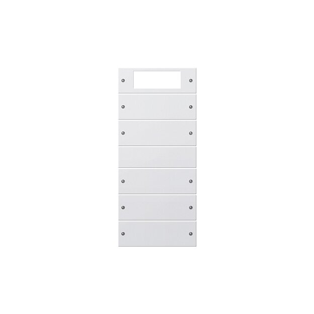 Gira 219527 Wippenset 5-fach Plus (2+3) System 55 Reinweiß matt(lackiert)