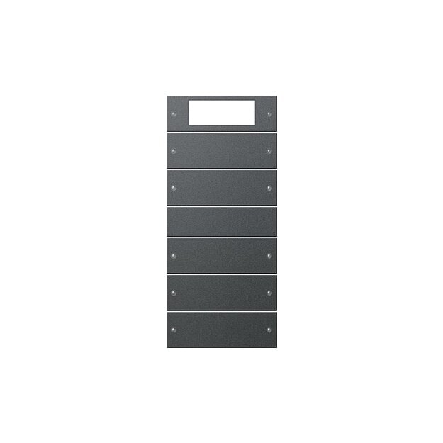 Gira 219528 Wippenset 5-fach Plus (2+3) System 55 Anthrazit(lackiert)