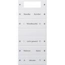 Gira 221527 Wippenset 5-fach Plus (2+3) beschreibbar...