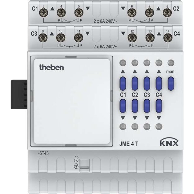 Theben 4930255 Jalousieaktor MIX2Erwiterungsmodul JME 4 T KNX