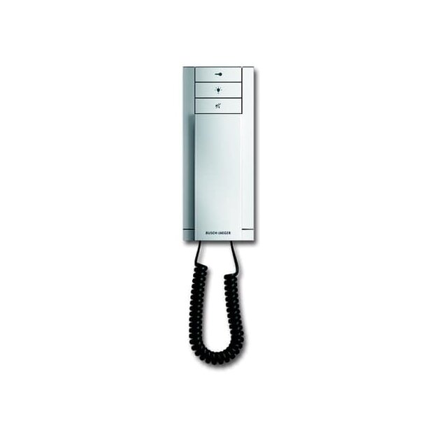 Busch-Jaeger 83205 AP-683 Innenstation Audio mit Hörer Alusilber 2CKA008300A0003