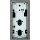 Busch-Jaeger 83402 U-689 Unterputz-Montagedose Gr. 1/3 Lichtgrau 2CKA008300A0237