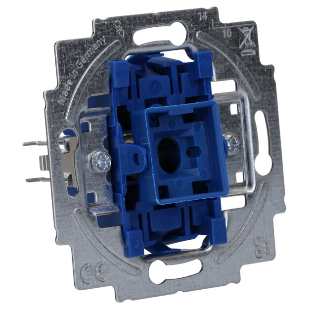 Busch-Jaeger 2000/6 US Wipp-Schalter-Einsatz Aus- und Wechselschaltung (Thermoplast) Blau 2CKA001012A1069