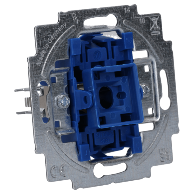 Busch-Jaeger 2000/6 US Wipp-Schalter-Einsatz Aus- und Wechselschaltung (Thermoplast) Blau 2CKA001012A1069