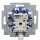 Busch-Jaeger 2000/6 US Wipp-Schalter-Einsatz Aus- und Wechselschaltung (Thermoplast) Blau 2CKA001012A1069