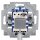 Busch-Jaeger 2000/5 USGL Wippschalter-Einsatz Serienschaltung (Thermoplast) Blau 2CKA001012A1135
