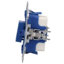 Busch-Jaeger 2000/6 USGL Wippschalter-Einsatz Aus- und Wechselschaltung (Thermoplast) Blau 2CKA001012A1127