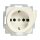 Busch-Jaeger 20 EUCDR-212 Busch-Servicesteckdose® (Duroplast) Weiß 2CKA002011A2597