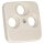 Busch-Jaeger 1743-03-212 Zentralscheibe als Abdeckung für handelsübliche Antennensteckdosen (Duroplast) Weiß Busch-Duro 2000® SI 2CKA001724A1747