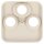 Busch-Jaeger 1743-03-212 Zentralscheibe als Abdeckung für handelsübliche Antennensteckdosen (Duroplast) Weiß Busch-Duro 2000® SI 2CKA001724A1747