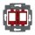 Busch-Jaeger 1812 Tragring mit rotem Sockel (Thermoplast) Foyer-Rot 2CKA001753A8055
