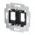 Busch-Jaeger 1814 Tragring mit schwarzem Sockel (Thermoplast) Schwarz 2CKA001753A8063