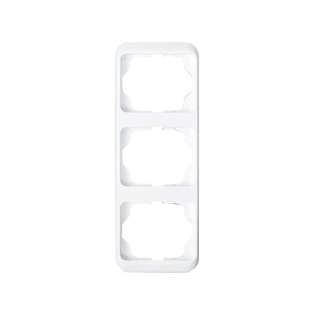 Busch-Jaeger 1733-24G Abdeckrahmen 3-fach Rahmen (Thermoplast) Studioweiß Hochglanz alpha 2CKA001754A2734