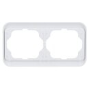 Busch-Jaeger 1722-24G Abdeckrahmen 2-fach Rahmen (Thermoplast) Studioweiß Hochglanz alpha 2CKA001754A2700