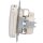 Busch-Jaeger 20 EUK-212 SCHUKO® Steckdosen-Einsatz mit Klappdeckel (Thermoplast) Weiß 2CKA002018A0596
