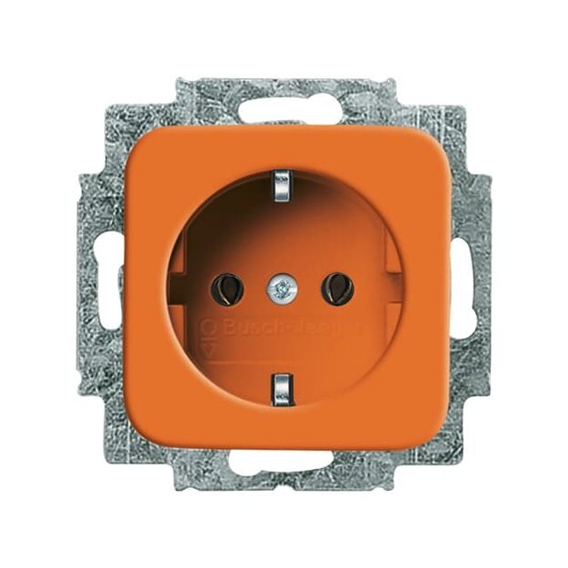 Busch-Jaeger 20 EUC-14-212 SCHUKO® Steckdosen-Einsatz (Duroplast) Orange 2CKA002011A1334