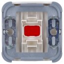 Busch-Jaeger 2509-214 Wippe mit roter Kalotte (Thermoplast) Alpinweiß Reflex SI 2CKA001731A0900