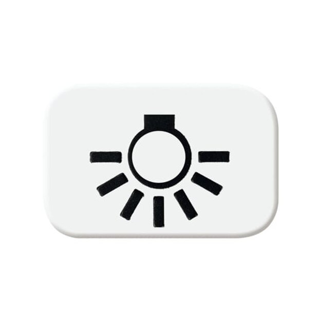 Busch-Jaeger 2525 LI-214 Tastersymbol Licht Alpinweiß Busch-balance® SI 2CKA001433A0028