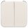 Busch-Jaeger 2505-212 Wippe (Duroplast) Weiß Busch-Duro 2000® SI 2CKA001731A0264