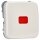 Busch-Jaeger 2509-212 Wippe mit roter Kalotte (Duroplast) Weiß Busch-Duro 2000® SI 2CKA001731A0256