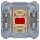 Busch-Jaeger 2509-212 Wippe mit roter Kalotte (Duroplast) Weiß Busch-Duro 2000® SI 2CKA001731A0256