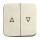 Busch-Jaeger 2504-212 Wippe mit Aufdruck (Duroplast) Weiß Busch-Duro 2000® SI 2CKA001713A0155