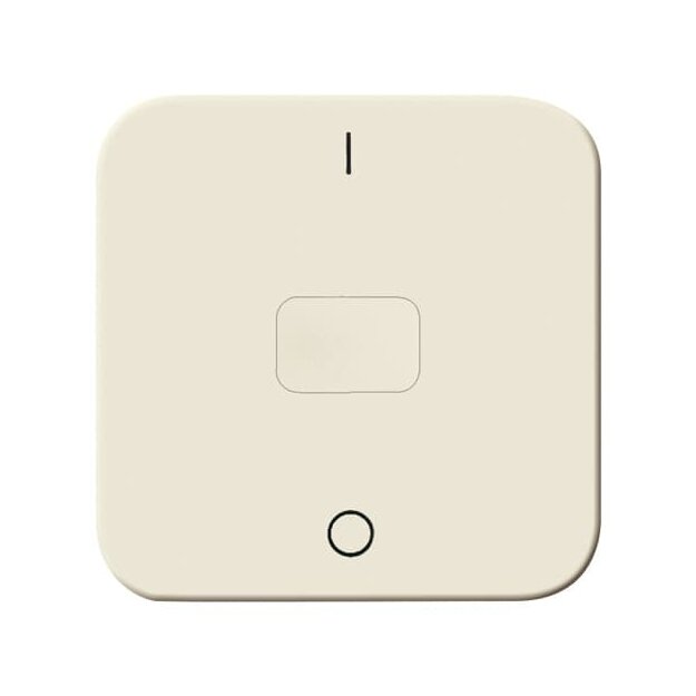 Busch-Jaeger 2544-212 Wippe mit neutralem Symbol anschraubbar (Halteelement) (Duroplast) Weiß Busch-Duro 2000® SI 2CKA001434A0455