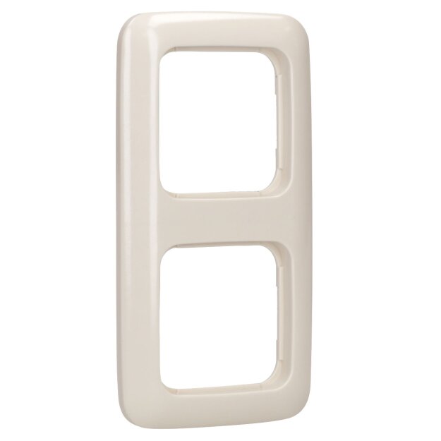 Busch-Jaeger 2512-212 Abdeckrahmen 2-fach Rahmen (Thermoplast) Weiß Busch-Duro 2000® SI 2CKA001725A0555