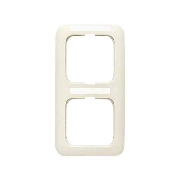 Busch-Jaeger 1722 NS-212 Abdeckrahmen 2-fach Rahmen (Thermoplast) Weiß Busch-Duro 2000® SI 2CKA001754A2239