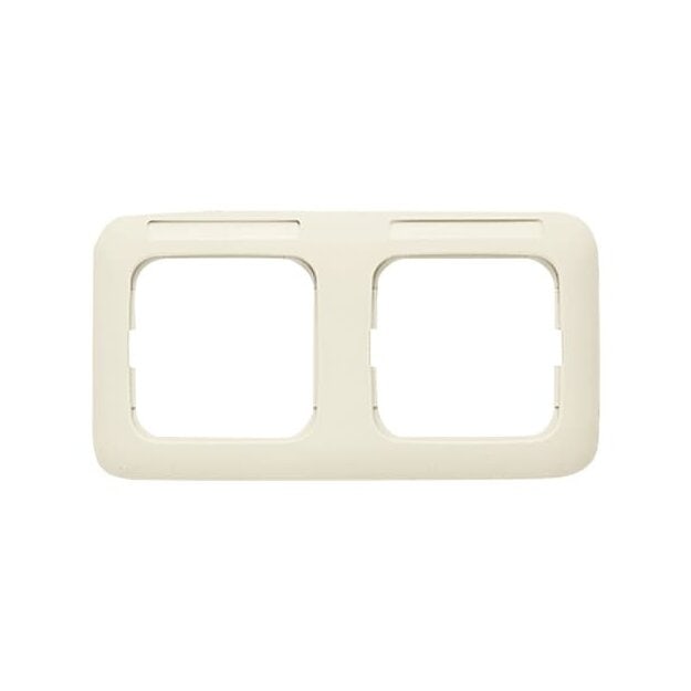 Busch-Jaeger 1732 NS-212 Abdeckrahmen 2-fach Rahmen (Thermoplast) Weiß Busch-Duro 2000® SI 2CKA001754A2213