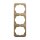 Busch-Jaeger 1733-21 Abdeckrahmen 3-fach Rahmen (Echtmetalloberfläche) Bronze alpha 2CKA001754A1769