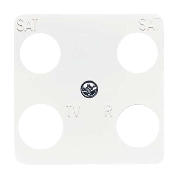 Busch-Jaeger 1743-04-214 Zentralscheibe 50 x 50 mm (Thermoplast) Alpinweiß Busch-balance® SI 2CKA001753A8642
