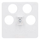 Busch-Jaeger 1743/10-04-214 Zentralscheibe 50 x 50 mm (Thermoplast) Alpinweiß Reflex SI 2CKA001753A8659