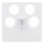 Busch-Jaeger 1743/10-04-214 Zentralscheibe 50 x 50 mm (Thermoplast) Alpinweiß Reflex SI 2CKA001753A8659