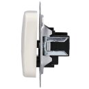 Busch-Jaeger 2527-212 Zentralscheibe mit Tragring (Duroplast) Weiß Busch-Duro 2000® SI 2CKA001710A0623