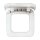 Busch-Jaeger 2518-214 Abdeckrahmen 1-fach Rahmen (Thermoplast) Alpinweiß Reflex SI 2CKA001719A0061