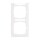 Busch-Jaeger 1722 NSKA-214 Abdeckrahmen 2-fach Rahmen (Thermoplast) Alpinweiß Reflex SI 2CKA001754A4059