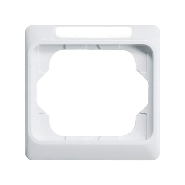 Busch-Jaeger 1721 NSKA-24G Abdeckrahmen 1-fach Rahmen (Thermoplast) Studioweiß Hochglanz alpha 2CKA001754A4065