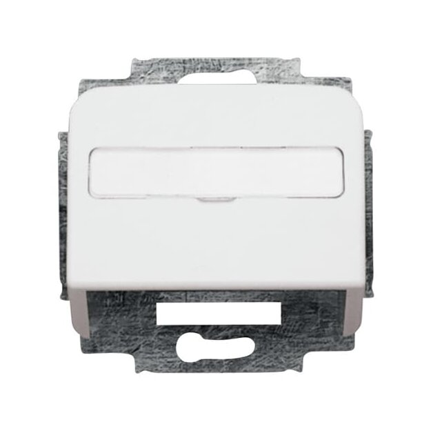 Busch-Jaeger 1758-214 Zentralscheibe mit Tragring (Thermoplast) Alpinweiß Reflex SI 2CKA001724A1663
