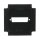 Busch-Jaeger 1712 Sockel für 25-polige D-Subminiatur-Steckverbinder (Thermoplast) Anthrazit 2CKA001764A0240