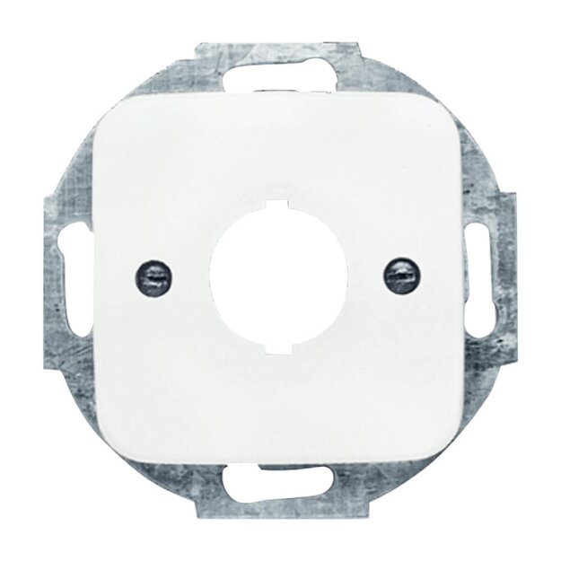 Busch-Jaeger 2533-214 Zentralscheibe mit Tragring (Thermoplast) Alpinweiß Reflex SI 2CKA001724A1150