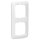 Busch-Jaeger 2512-214 Abdeckrahmen 2-fach Rahmen (Thermoplast) Alpinweiß Reflex SI 2CKA001725A0936