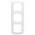 Busch-Jaeger 2513-214 Abdeckrahmen 3-fach Rahmen (Thermoplast) Alpinweiß Reflex SI 2CKA001725A0944