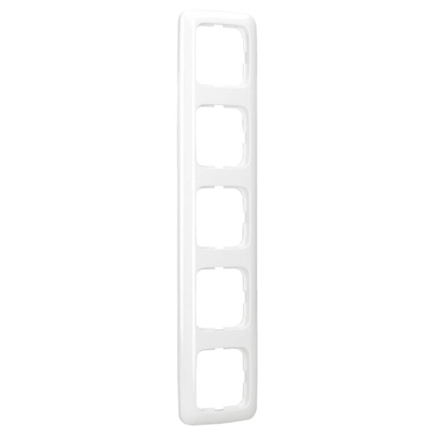 Busch-Jaeger 2515-214 Abdeckrahmen 5-fach Rahmen (Thermoplast) Alpinweiß Reflex SI 2CKA001725A0969