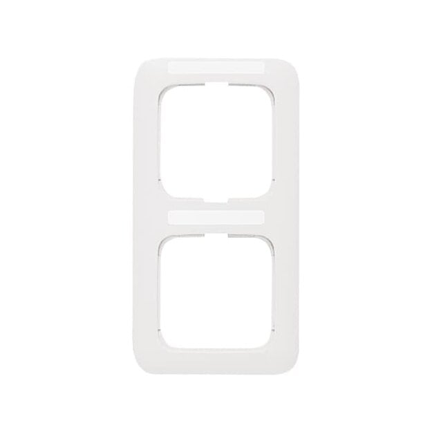 Busch-Jaeger 1722 NS-214 Abdeckrahmen 2-fach Rahmen (Thermoplast) Alpinweiß Reflex SI 2CKA001754A2163