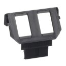 Busch-Jaeger 1871 EB Sockel 2 x 6- und 8-polige Modular-Jack, Kat. 3 (Thermoplast) Anthrazit 2CKA001764A0273