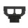 Busch-Jaeger 1872 EB Sockel 2 x 6- und 8-polige Modular-Jack, Kat. 5, ungeschirmt (Thermoplast) Anthrazit 2CKA001764A0281
