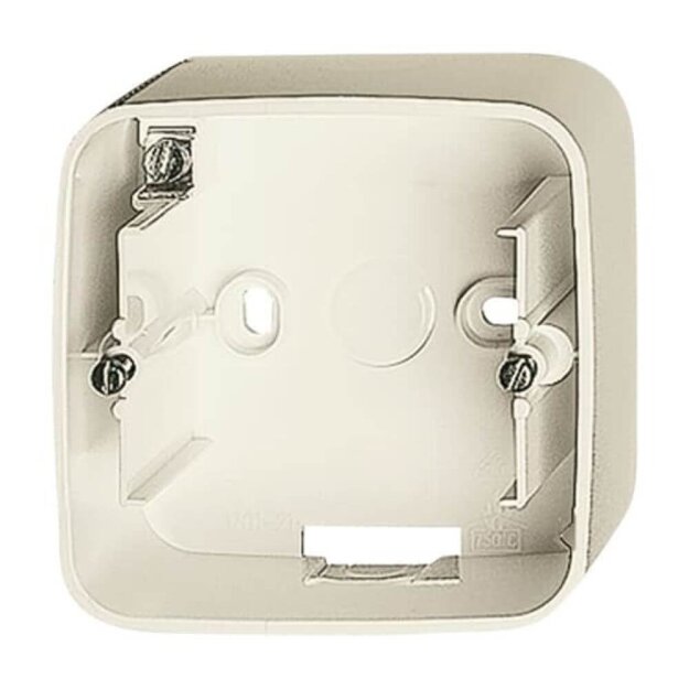 Busch-Jaeger 1701-212 Aufputz-Gehäuse 1-fach Gehäuse (Thermoplast) Weiß Busch-Duro 2000® SI 2CKA001799A0287