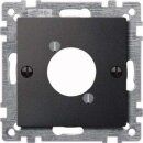 Merten 468914 Zentralplatte für Audio-Steckverbinder...