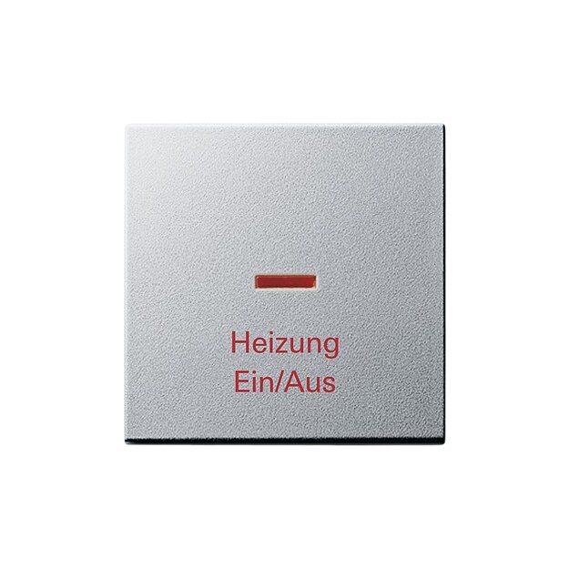 Gira 067826 Wippe Kontrollfunktion + Heizung Ein/Aus System 55 Farbe Alu